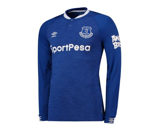 Everton Home Shirt 2018-19 - Long Sleeve