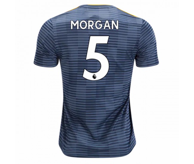 MORGAN Leicester City 2018 2019 Away Shirt