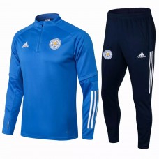 Leicester City Football Presentation Tracksuit Blue 2021 2022