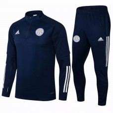 Leicester City Football Presentation Tracksuit Navy 2021 2022