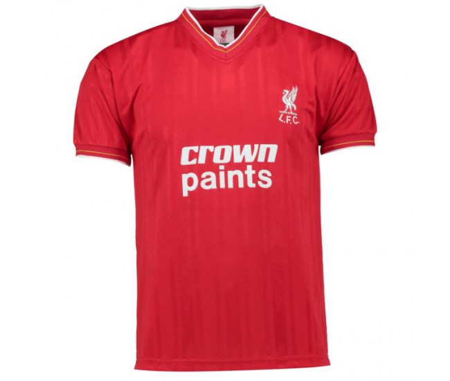 LFC Home Crown Paints Shirt 1986