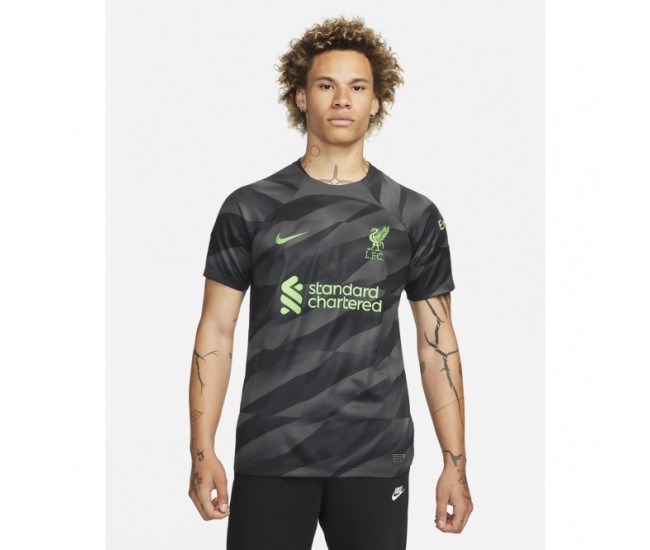 23-24 Liverpool FC Black Goalkeeper Jersey