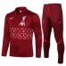 2021-22 Liverpool Presentation Soccer Tracksuit Red