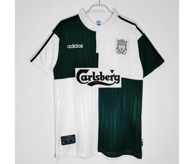 1995-1996 Liverpool FC Away Retro Jersey 