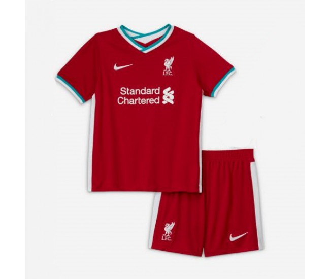 LFC Nike Kids Home Football Kit 2020 2021