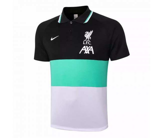 Liverpool FC Black Polo Shirt 2021