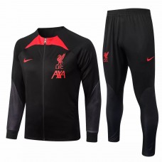 2022-23 Liverpool FC Black Training Presentation Soccer Tracksuit