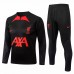 2022-23 Liverpool FC Black Training Technical Soccer Tracksuit