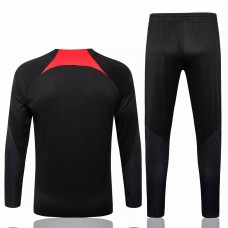 2022-23 Liverpool FC Black Training Technical Soccer Tracksuit