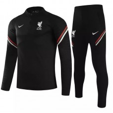 2021-22 Liverpool FC Black Training Technical Soccer Tracksuit