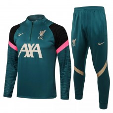 2021-22 Liverpool FC Green Training Technical Soccer Tracksuit 2021-22 Liverpool FC Green Training Technical Soccer Tracksuit