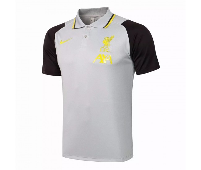 Liverpool FC Grey Polo Shirt 2021 2022