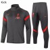 Liverpool FC Presentation Football Tracksuit Dark Grey Kids 2021