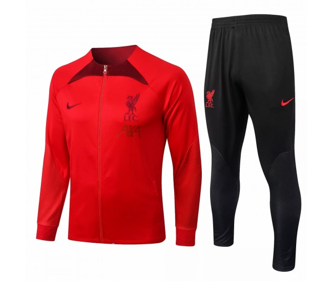 2022-23 Liverpool FC Red Training Presentation Soccer Tracksuit