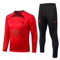 2022-23 Liverpool FC Red Training Technical Soccer Tracksuit