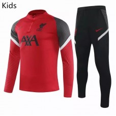 Liverpool FC Red Training Technical Football Tracksuit Kids 2021