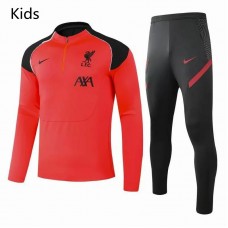 Liverpool FC Training Technical Football Tracksuit Orange Kids 2021