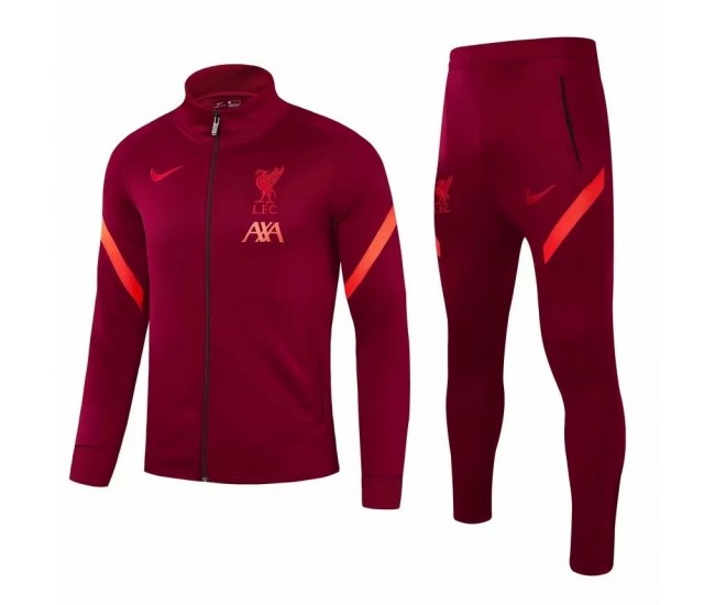 2021 LFC Liverpool Presentation Soccer Tracksuit Red