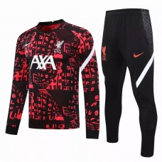 Liverpool Football Technical Training Red Black Tracksuit 2021