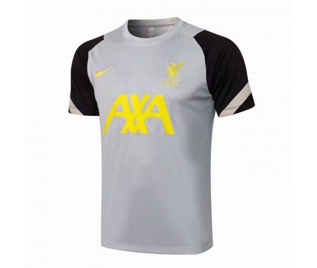 Liverpool Training Shirt Light Grey 2021 2022