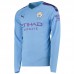 Manchester City Home Long Sleeve Shirt 2019-20