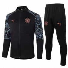 Manchester City Training Presentation Football Tracksuit 2020 Black