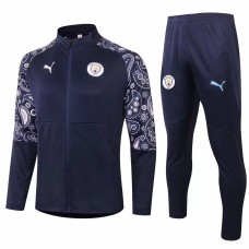 Manchester City Training Presentation Football Tracksuit 2020 Navy