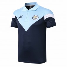 PUMA Manchester City FC Icon Blue Polo Shirt 2020