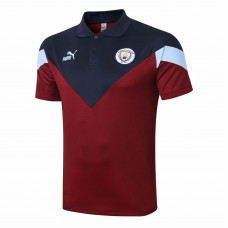 PUMA Manchester City FC Icon Red Polo Shirt 2020