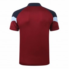 PUMA Manchester City FC Icon Red Polo Shirt 2020