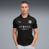 25-26 Manchester City Mens Away Authentic Soccer Jersey 