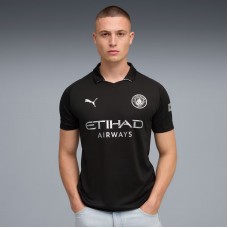 25-26 Manchester City Mens Away Authentic Soccer Jersey 25-26 Manchester City Mens Away Authentic Soccer Jersey