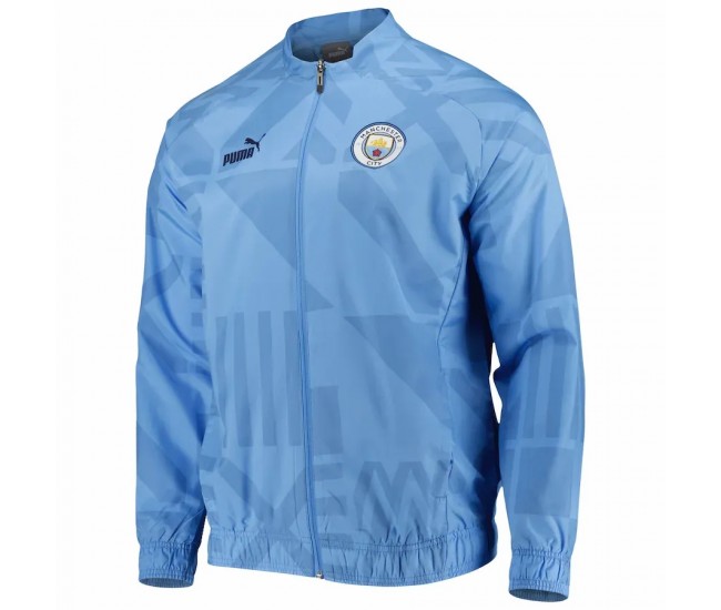 23-24 Manchester City FC Men Pre Match Football Jacket