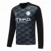 Manchester City Goalkeeper Long Sleeve Shirt Black 2021