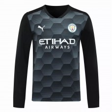 Manchester City Goalkeeper Long Sleeve Shirt Black 2021