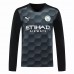 Manchester City Goalkeeper Long Sleeve Shirt Black 2021