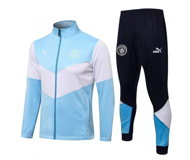 2021-22 Manchester City Training Presentation Soccer Tracksuit