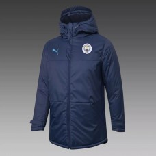 Manchester City Training Football Winter Jacket Navy 2021
