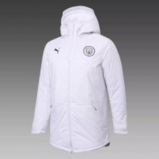 Manchester City Training Football Winter Jacket White 2021