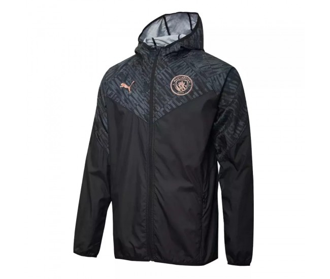 2021 Manchester City Training Winter Jacket Mens Black