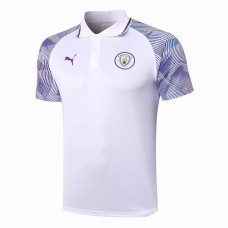 Puma Manchester City Fc Icon White Polo Shirt 2021