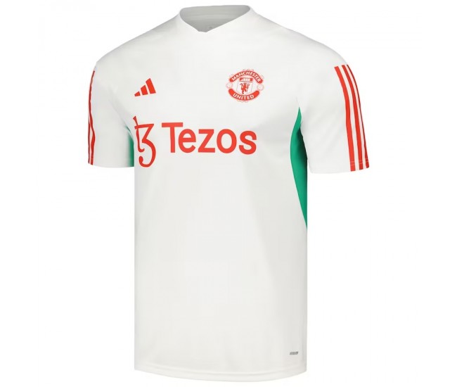 23-24 Manchester United Men's White Training Jersey