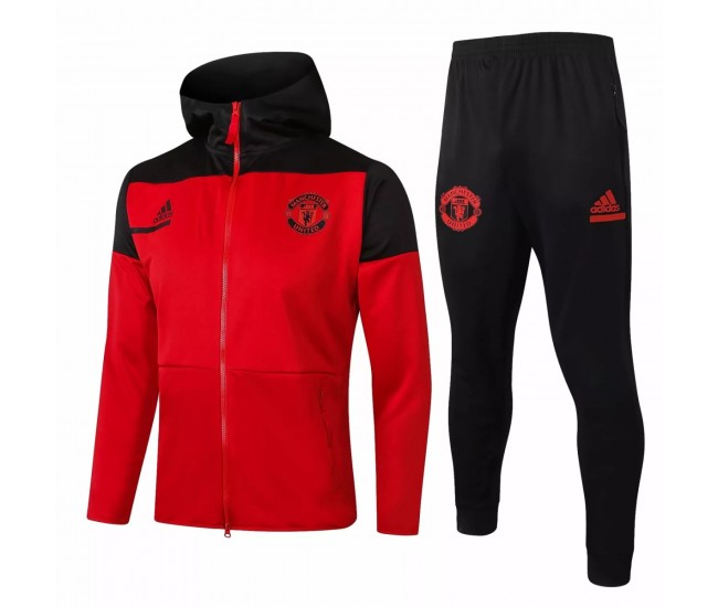 Manchester United Presentation Football Tracksuit Red 2020 2021