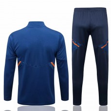 2022-23 Manchester United Blue Training Technical Soccer Tracksuit