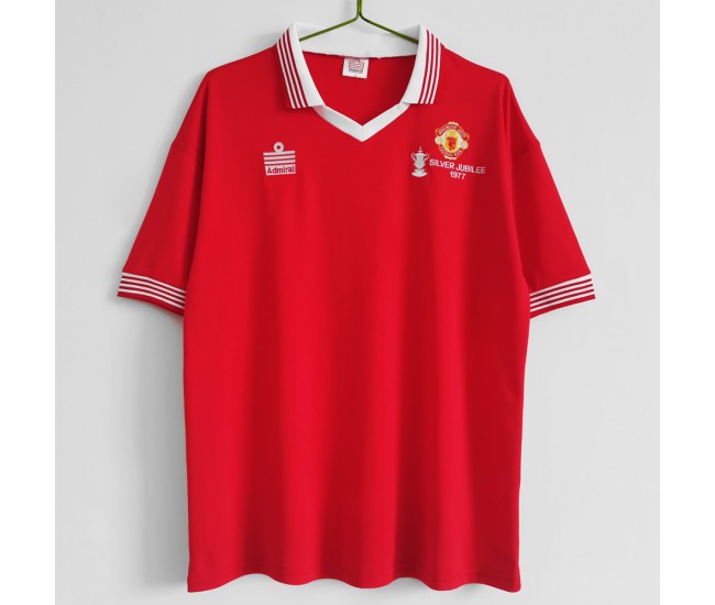  1977 Manchester United FC Home Retro Jersey