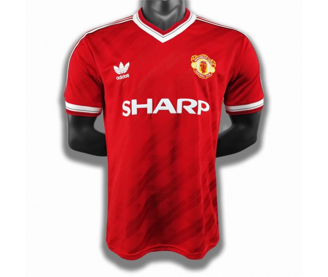 1986-1988 Manchester United FC Home Retro Jersey 