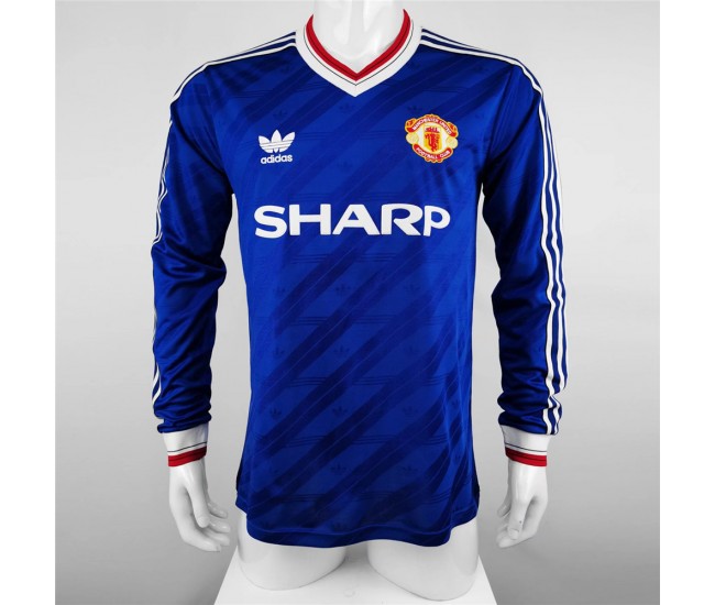 1986-1988 Manchester United FC Long Sleeve Third Retro Jersey 