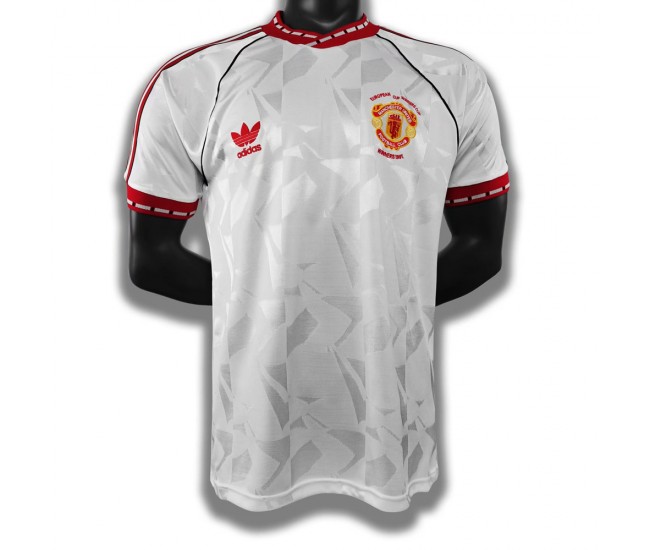 1991 Manchester United FC Away Retro Jersey 