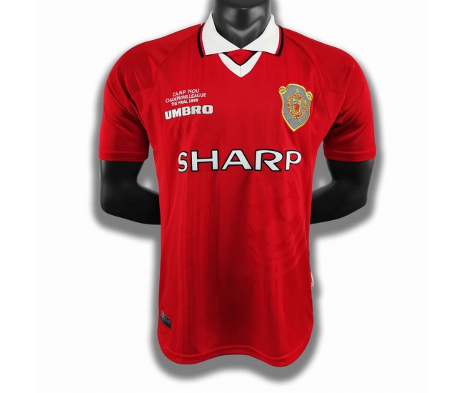 1999-2000 Manchester United FC Home Retro Jersey 