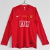 2007-2008 Manchester United FC Euro Long Sleeve Home Retro Jersey